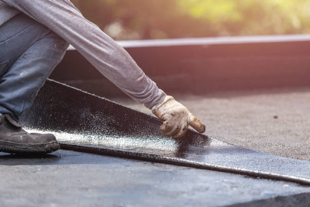 Professional Interior Drainage System technician working in Himrod, NY